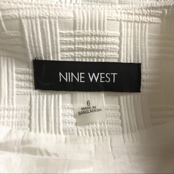 Nine West Women’s Cropped Basketweave Blazer Sz 6 - Picture 4 of 5